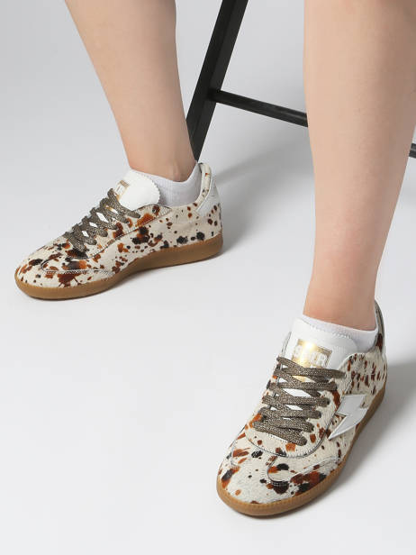 Sneakers Aslan Uit Leder Semerdjian Veelkleurig women ASLAN ander zicht 1